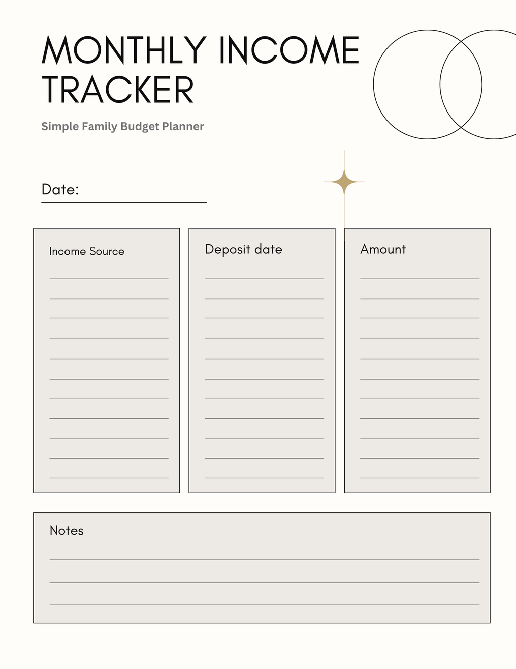 Monthly Budget Planner