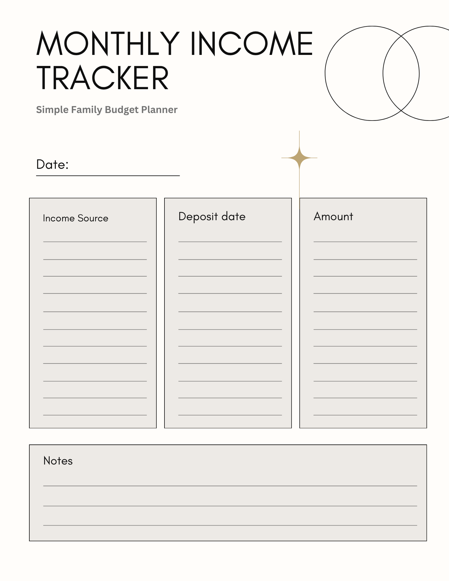 Monthly Budget Planner