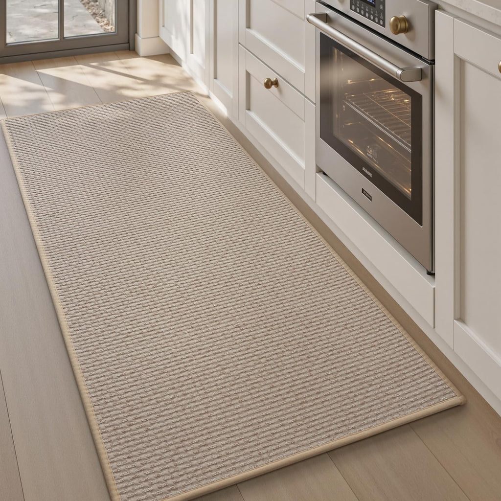 The Minimalist Kitchen Runner Rug - Light Tan