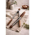 Carmel Acacia Wood Kitchen Tongs Set