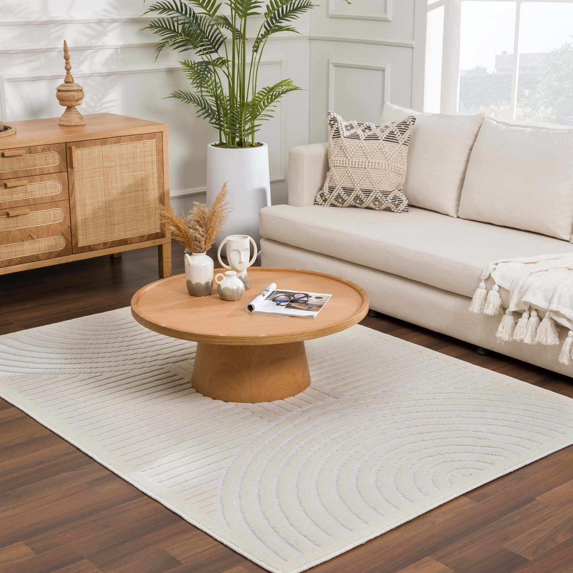 The Minimalist Haven Washable Rug