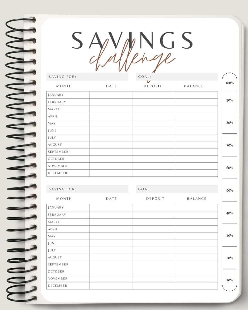 Savings Challenge