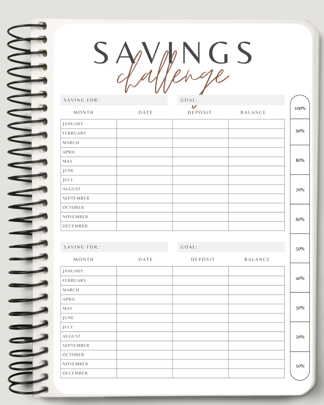 Savings Challenge