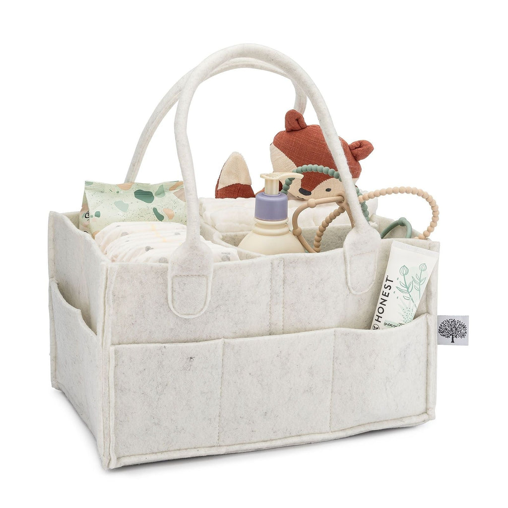 Ultimate Baby Organizer Caddy | Felt Diaper & Nursery Storage