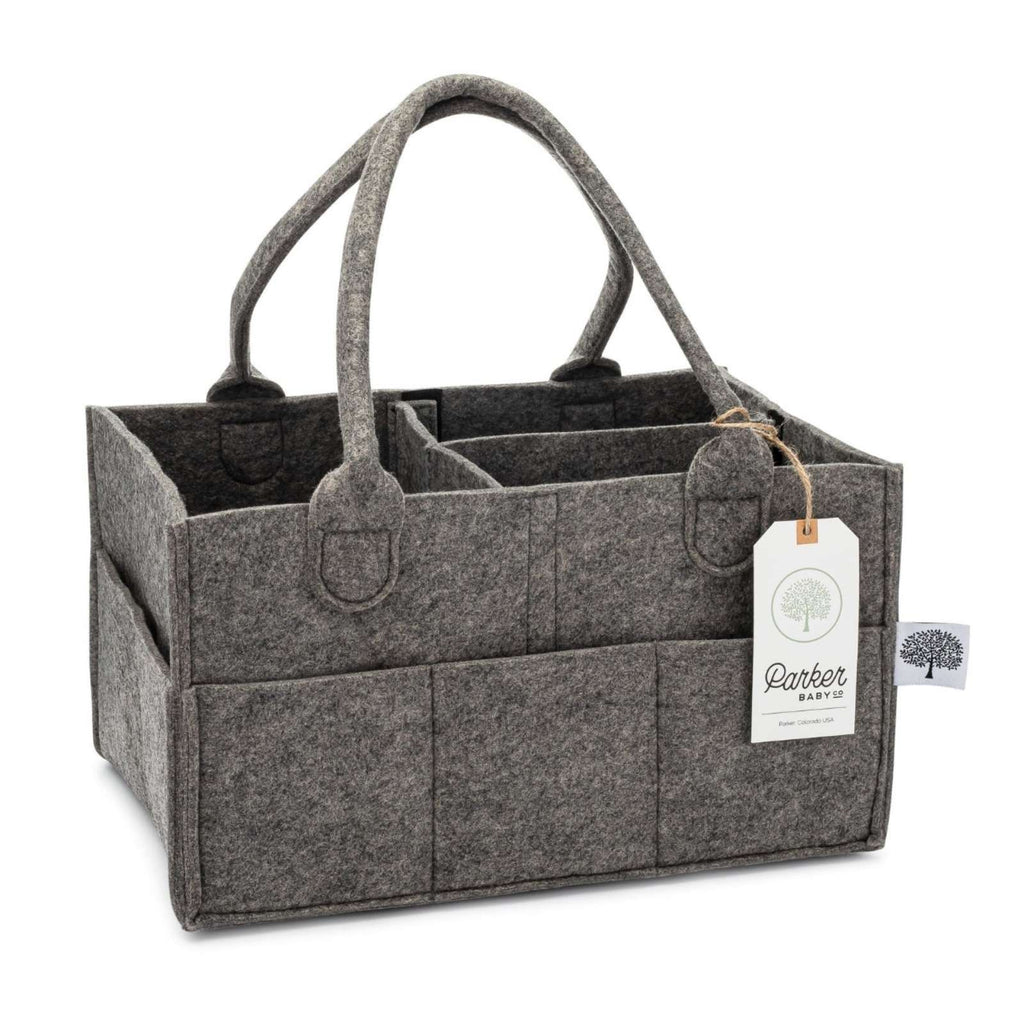 Ultimate Baby Organizer Caddy | Felt Diaper & Nursery Storage