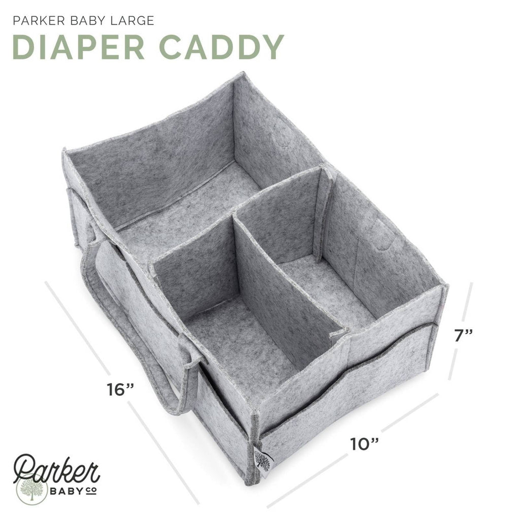 Ultimate Baby Organizer Caddy | Felt Diaper & Nursery Storage
