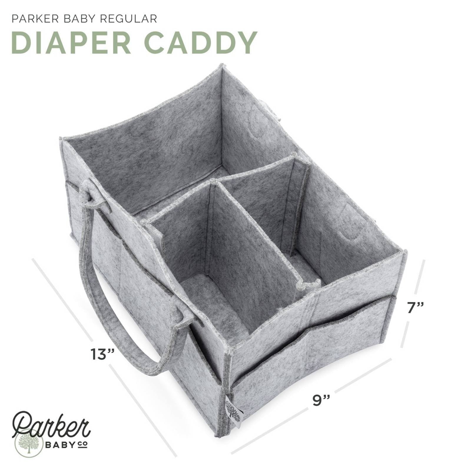 Ultimate Baby Organizer Caddy | Felt Diaper & Nursery Storage