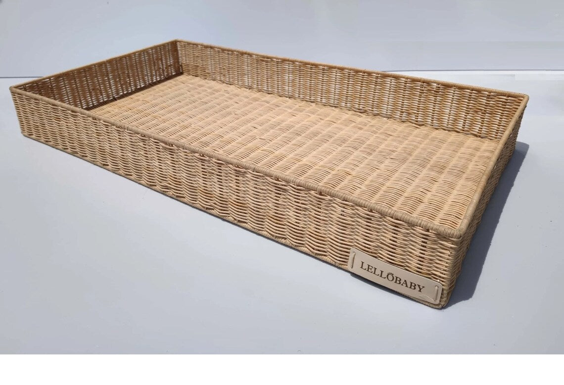 Hampton BABY-  Rattan Wicker Changing Tray Premier
