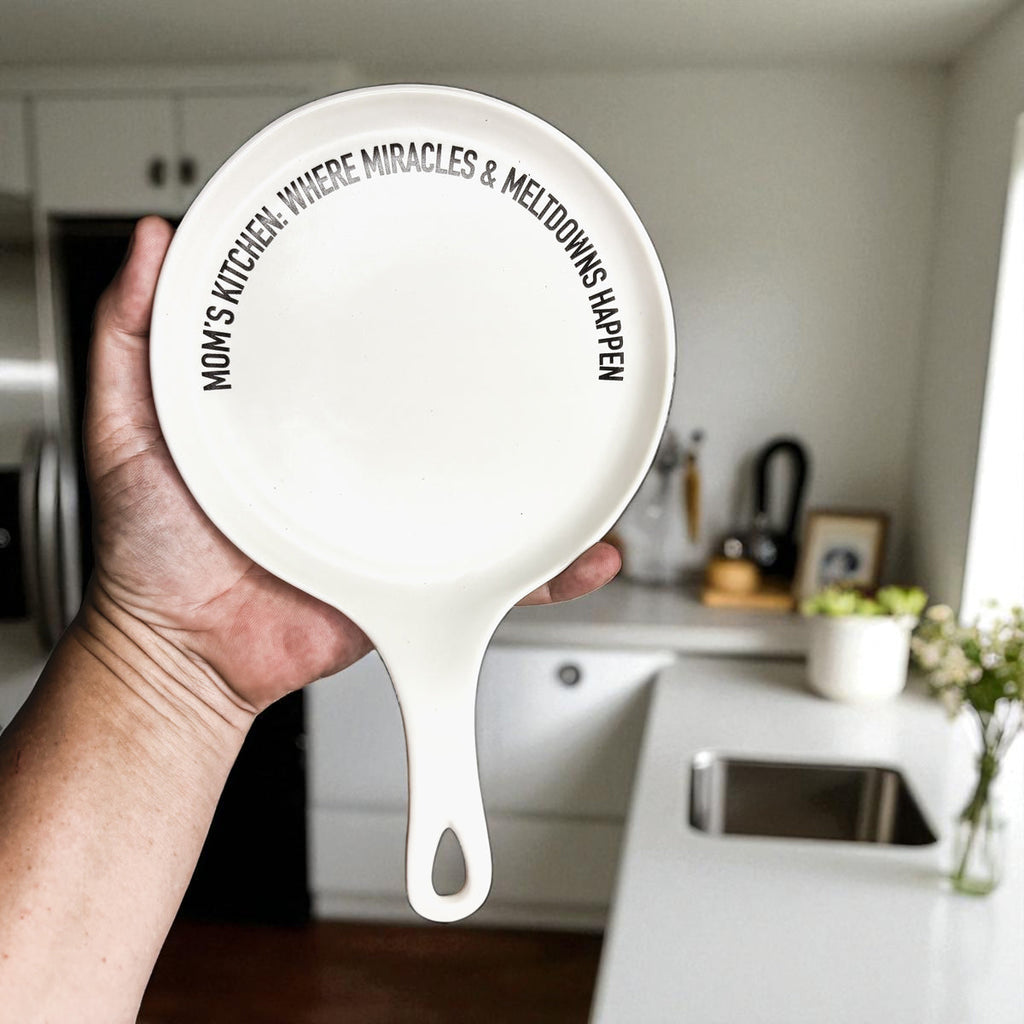 Porcelain Spoon Rest | Kitchen Command Center Decor