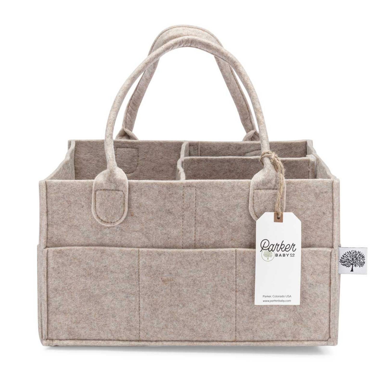 Ultimate Baby Organizer Caddy | Felt Diaper & Nursery Storage