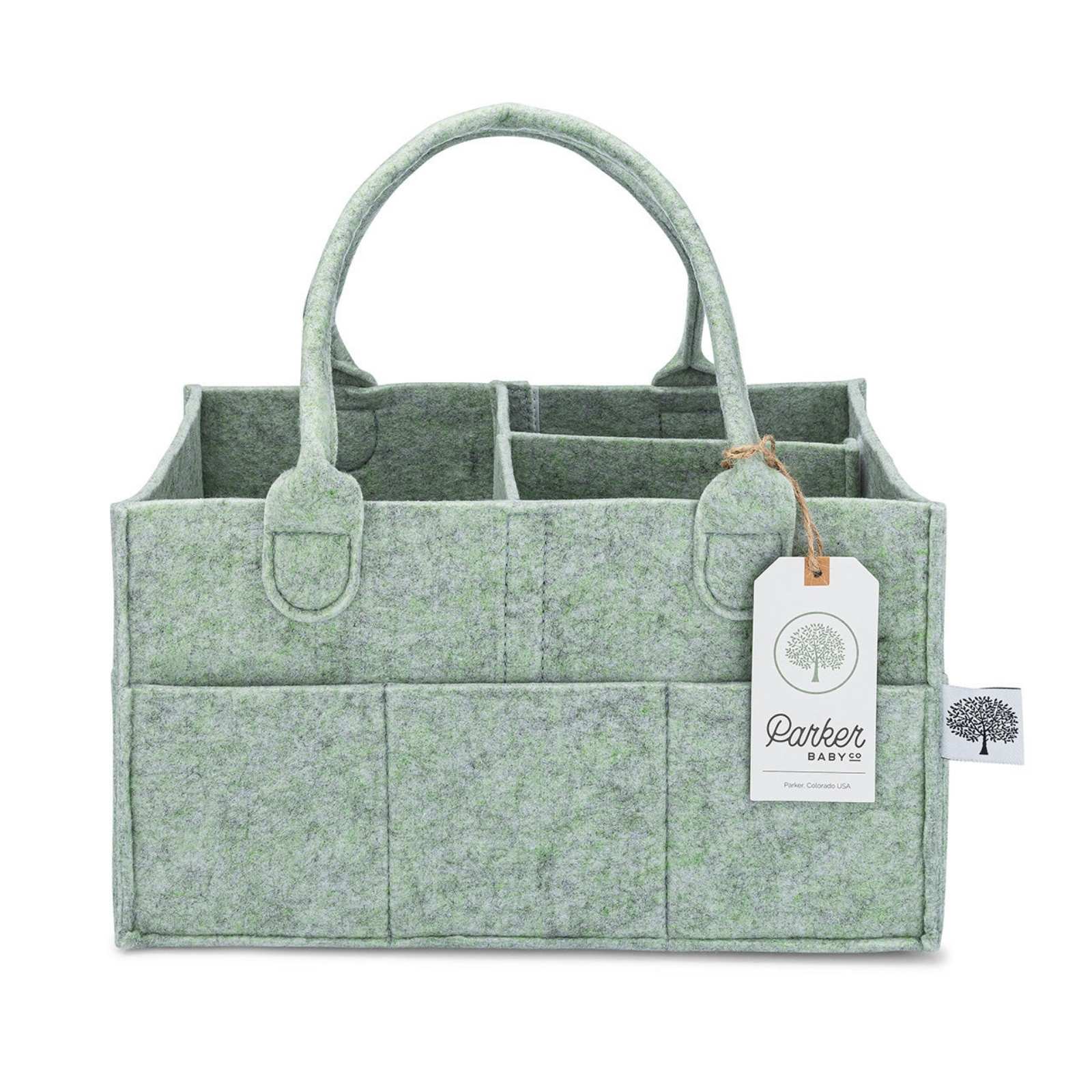 Ultimate Baby Organizer Caddy | Felt Diaper & Nursery Storage