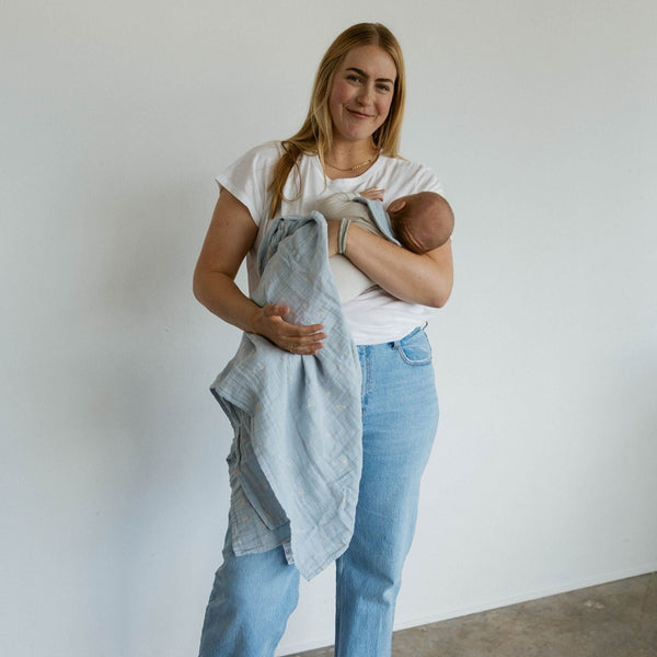 Gentle Cloud Swaddle Set